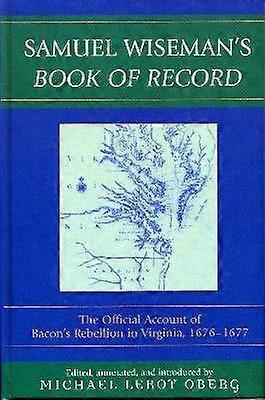 Samuel Wiseman's Book Of Record