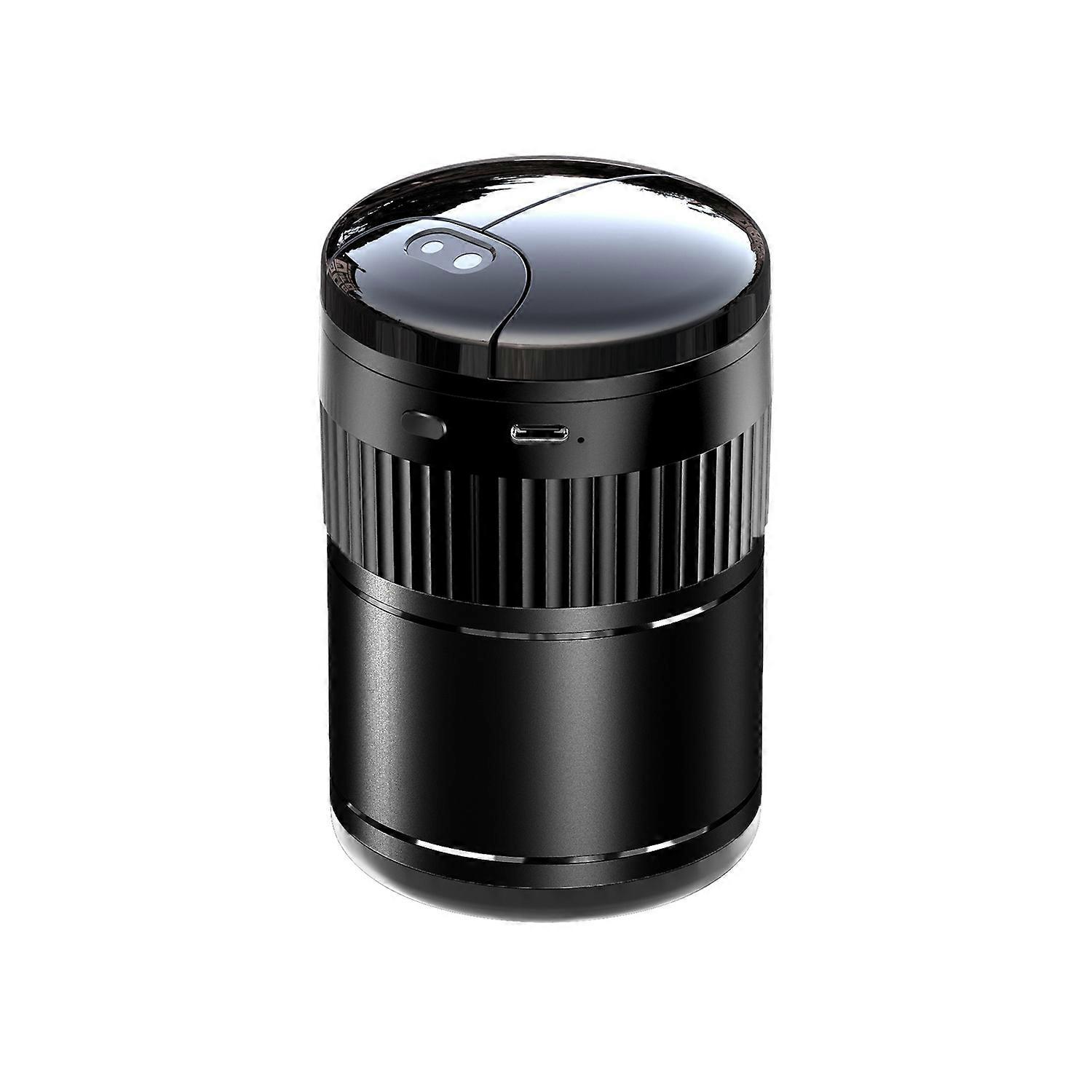 Ashtray Automatic Opening Closing Infrared Sensor USB Rechargeable Smokeless Light-Sensitive Mirror