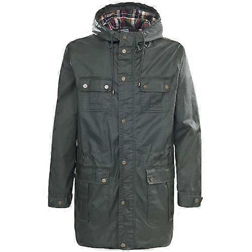 Trespass Mens Wax Effect Parka Jacket | Coat