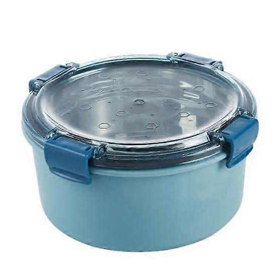 1000ml Round Stainless Box Steel Bento Lunch Food Leakproof Container with Lid