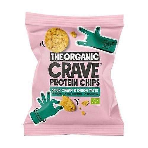 Lentil protein chips sour cream onion flavor 30 g