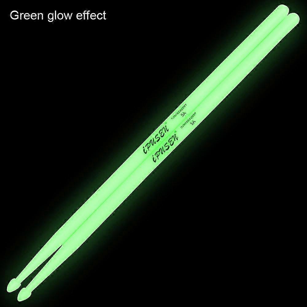 Noctilucent 5A Drum Stick Glow in The Dark Stage Performance Luminous Drumsticks 2 Colors Optional