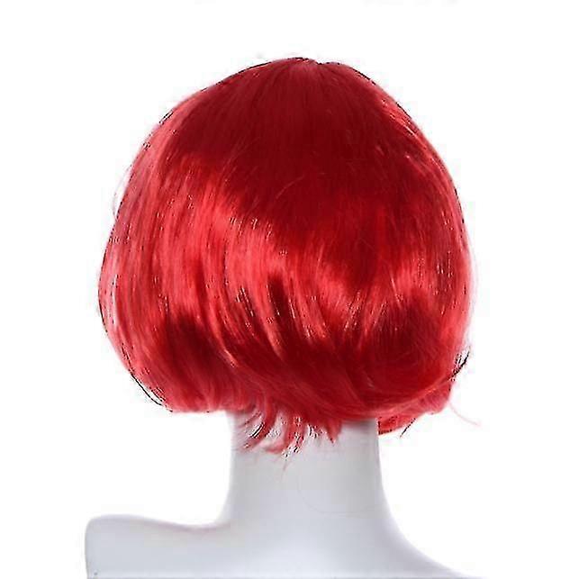 Masquerade Small Roll Short Straight Peruca de Cabelo RD