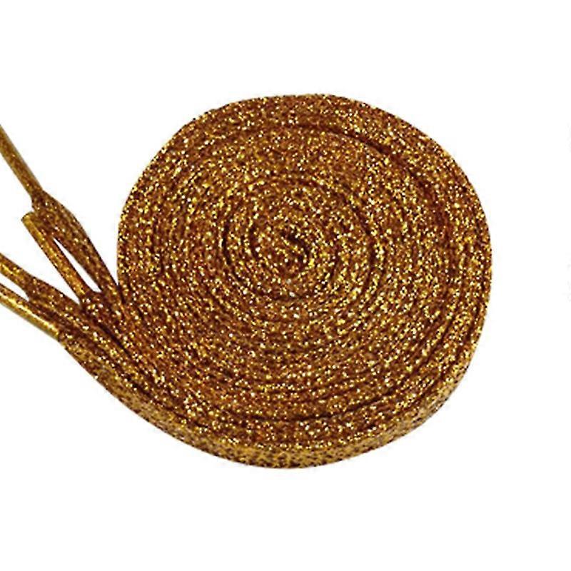 110cm Fashion Flat Glitter Colored Shoe Laces Canvas Sneaker Shoelaces String