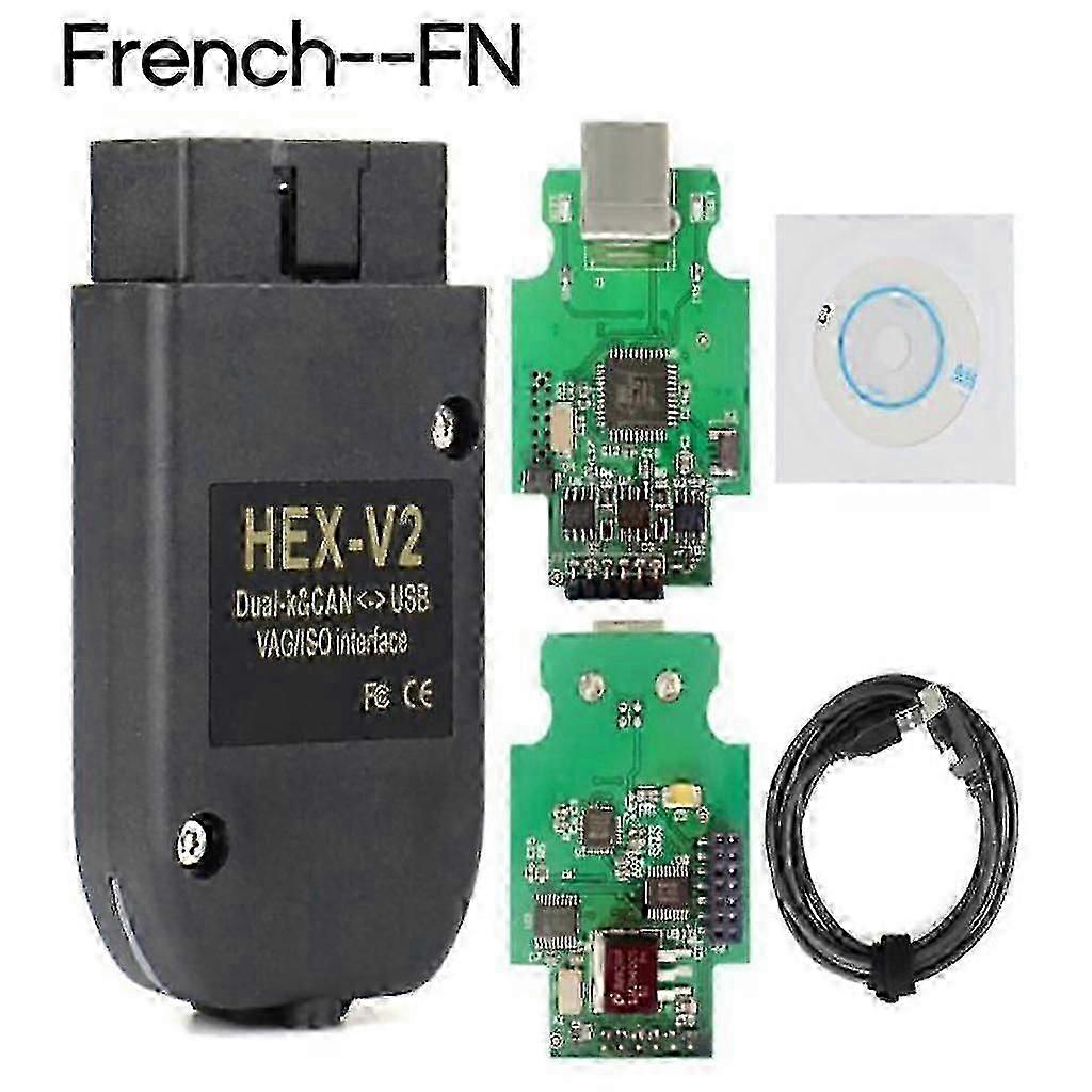 VCDS multilingue HEX X2 22.3 HEX CAN Interface USB V2 ATMEGA162+16V8+FT232RQ