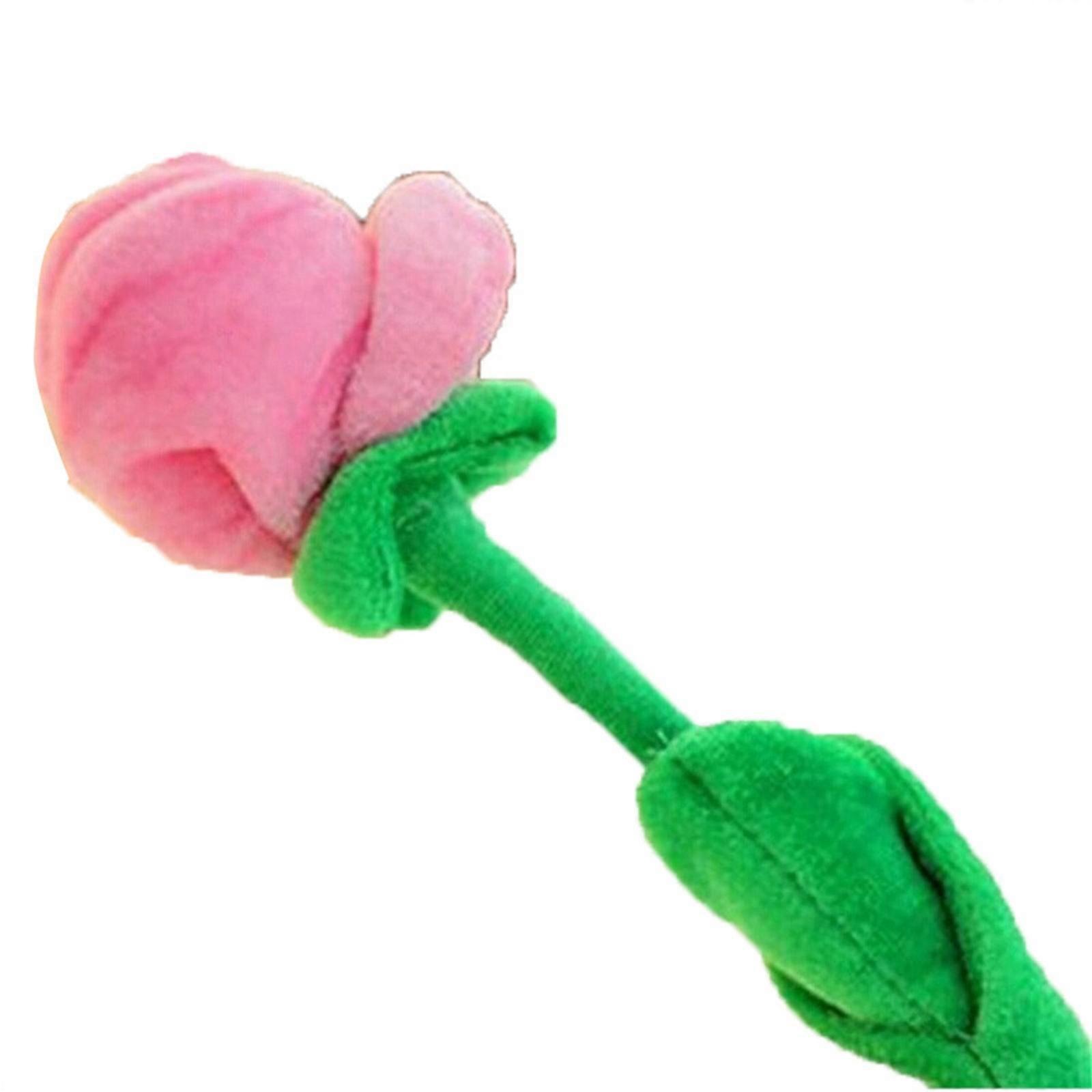 Simulation Rose Assorted Colors Rose Long Flexible for Decoration Interactive Toy