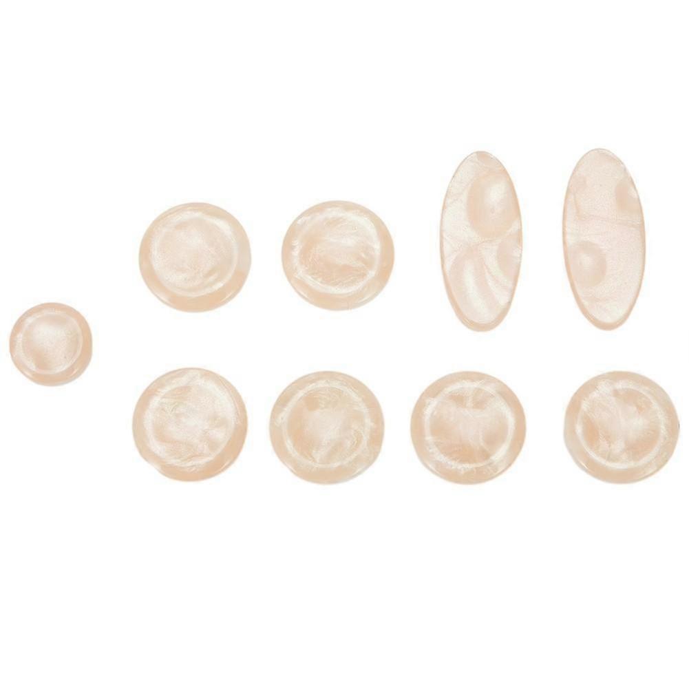 Saxophone Key Buttons Inlays Beige Easy To Install