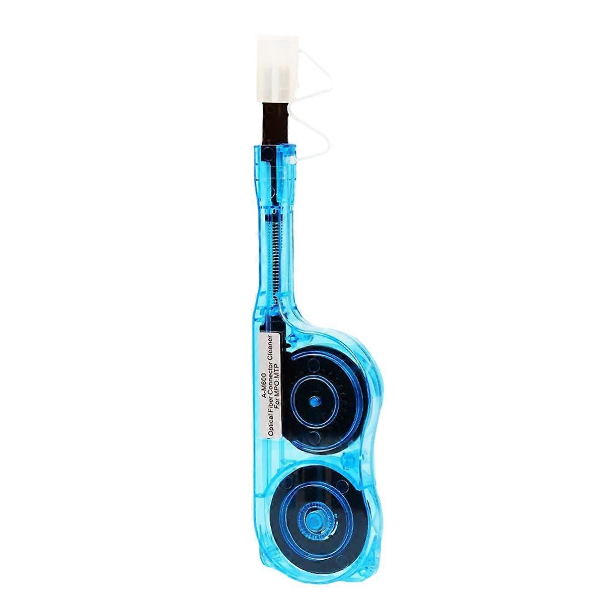 A-M600 Fiber Optic Connector Cleaner for MPO& Optical Fiber End Face Cleaning Pen for MPO/ Blue