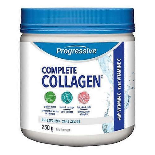 Progressive Complete Collagen Unflavoured, 250 Grams (Pack of 2)