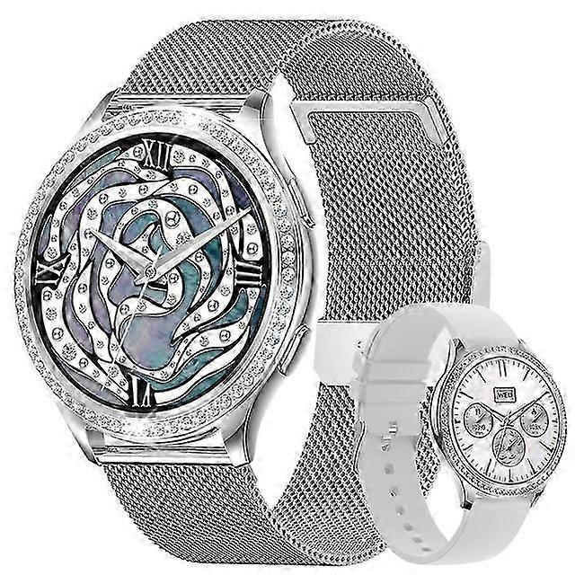 2024 Neue Mode Bluetooth Anruf Smartwatch Erwachsene Gesundheitsüberwachung Sportarmband Wasserdicht DIY Custom Dial Smartwatch Damen