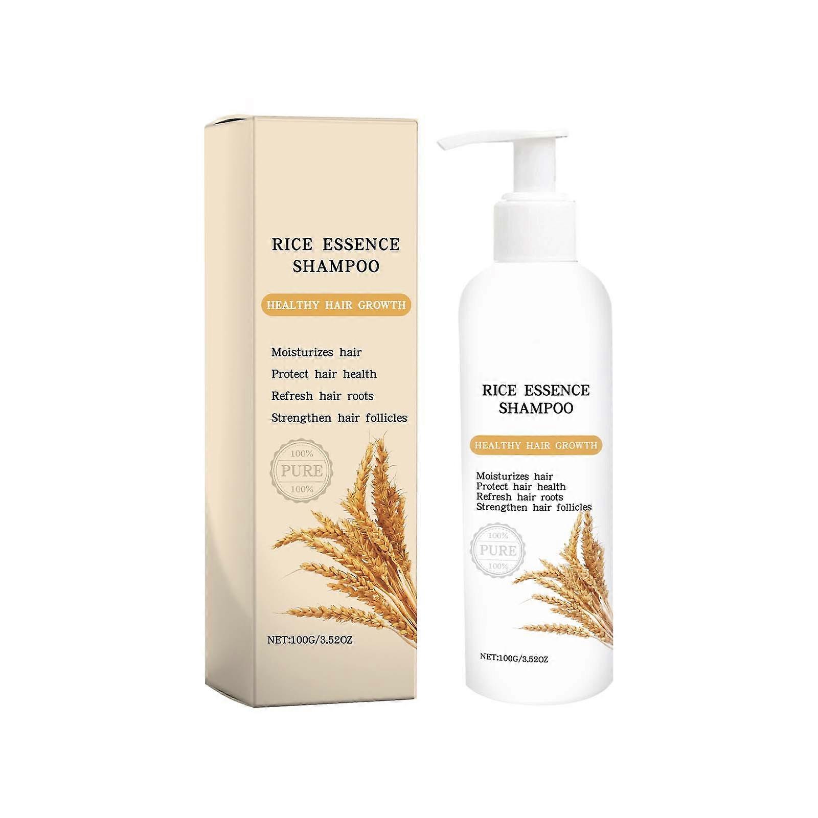 Shampoing à l’eau de riz à la biotine pour - Shampoing épaississant naturel 100ml