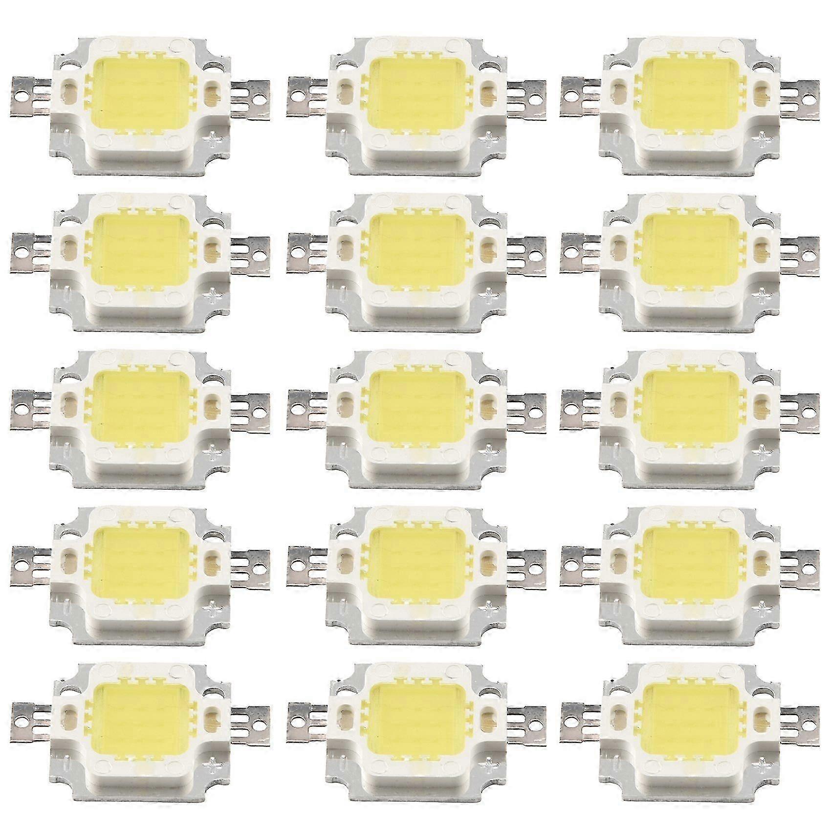 20PCS 10W LED Blanc Pur Haute Puissance 1100LM LED Lampe SMD Puce Ampoule DC 9-12V-Good