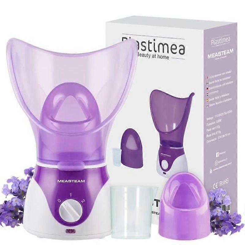 Sauna i inhalator do twarzy MEASTEAM do oczyszczania zaskórników i trądziku - PLASTIMEA