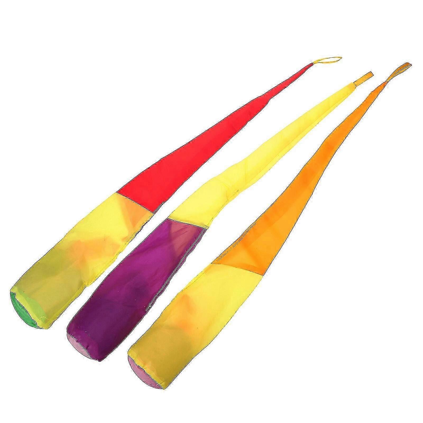 3pcs Lightweight Catch Tail Soft Ball Toss and Catch Ball with Tail Soft Ball Sports Ball Playground Toy