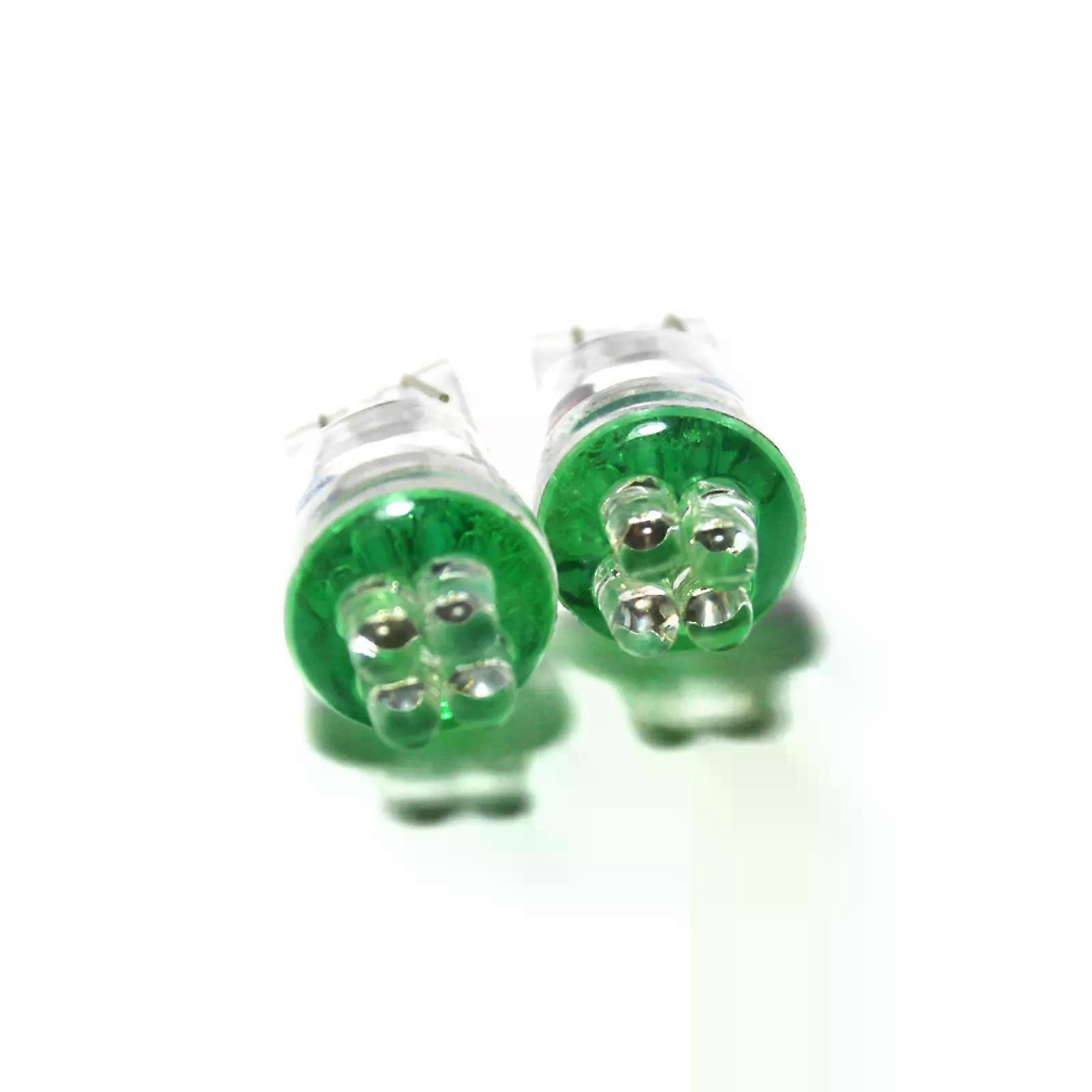 Mercedes C-Class S203 Green 4-LED Xenon Side Light Beam Bulbs Pair Upgrade
