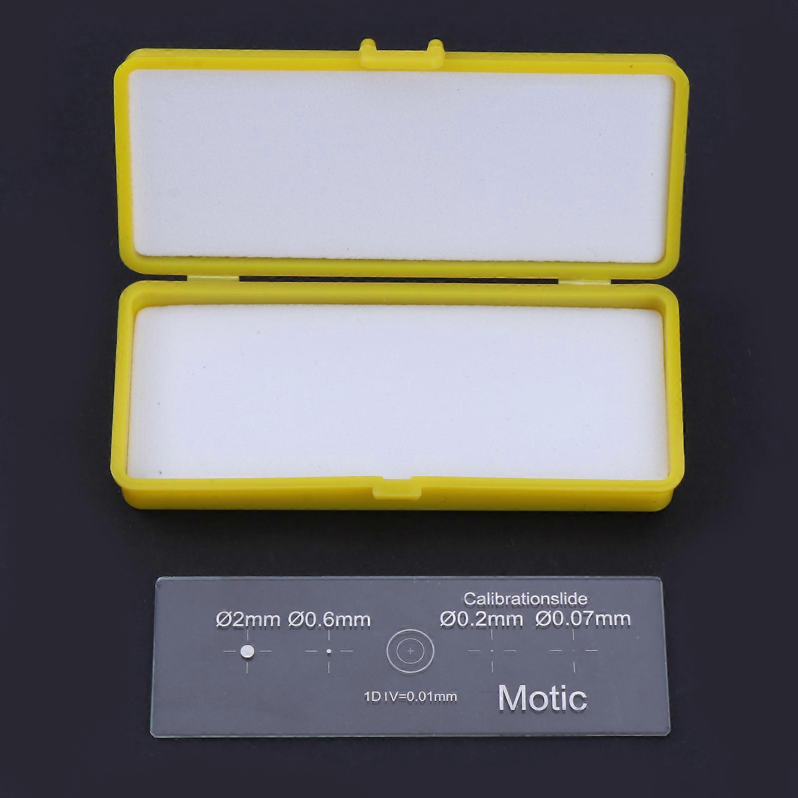 0.01mm Microscopes Reticle Calibration Camera Slide Ruler Crosses Stage Micrometers Multifunctional Microscopes Calibrating