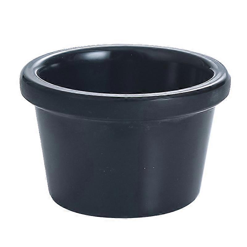 Sauce Bowl Gravy Boats Round Glossy Melamine 6Cm 50Ml Black Mini Dipping Cup