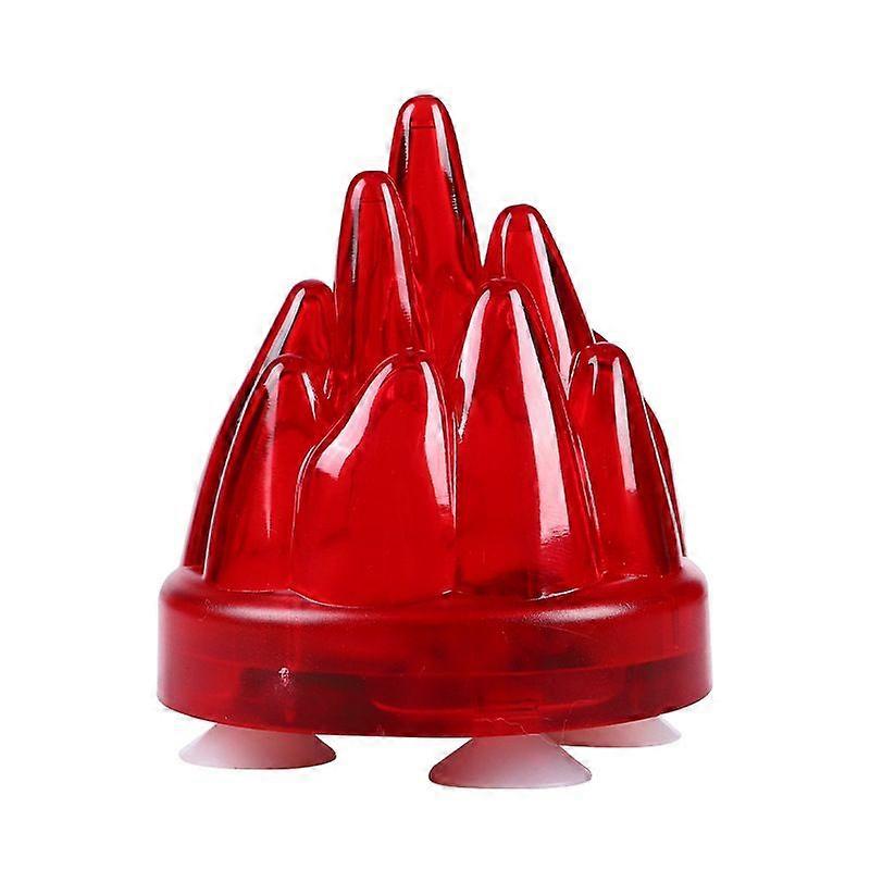 Akvaryum Işığı Volkan Kabarcık Işık Balık Tankı Dekorasyon Işığı Akvaryum için (Kırmızı Kabuk Kırmızı Işık)