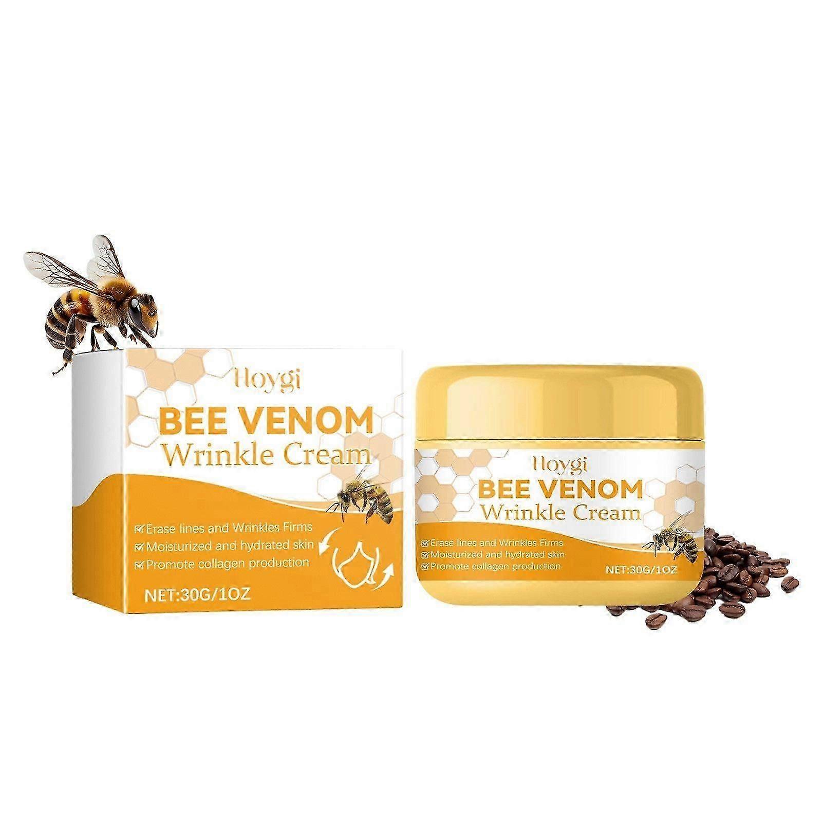 كريم إزالة التجاعيد من سم النحل ، كريم شد السم النحل المضاد للتجاعيد ، كريم سم النحل ، ترطيب وترطيب البشرة ، رفع وتعافي لجميع أنواع البشرة