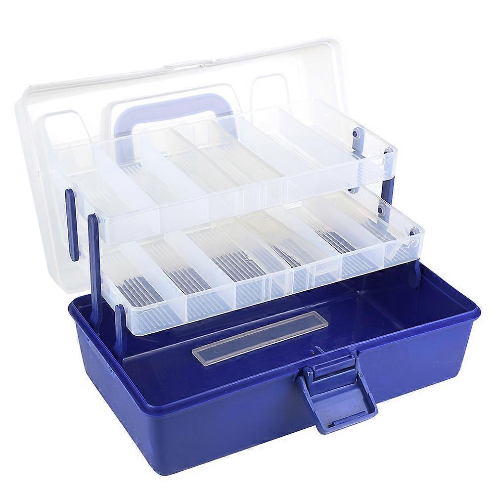 Storage Box, Portable Tool Box: Multi-purpose Clear Tackle Box Organizer For Crafting, Sewing, And More, With Safe Non-Toxic Odorless Durable Plastic