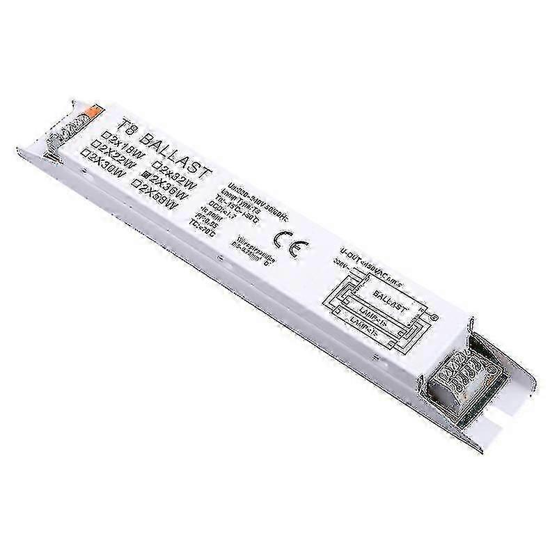 2x36W bred spænding T8 elektronisk forkobling til lysstofrør (220-240V AC)