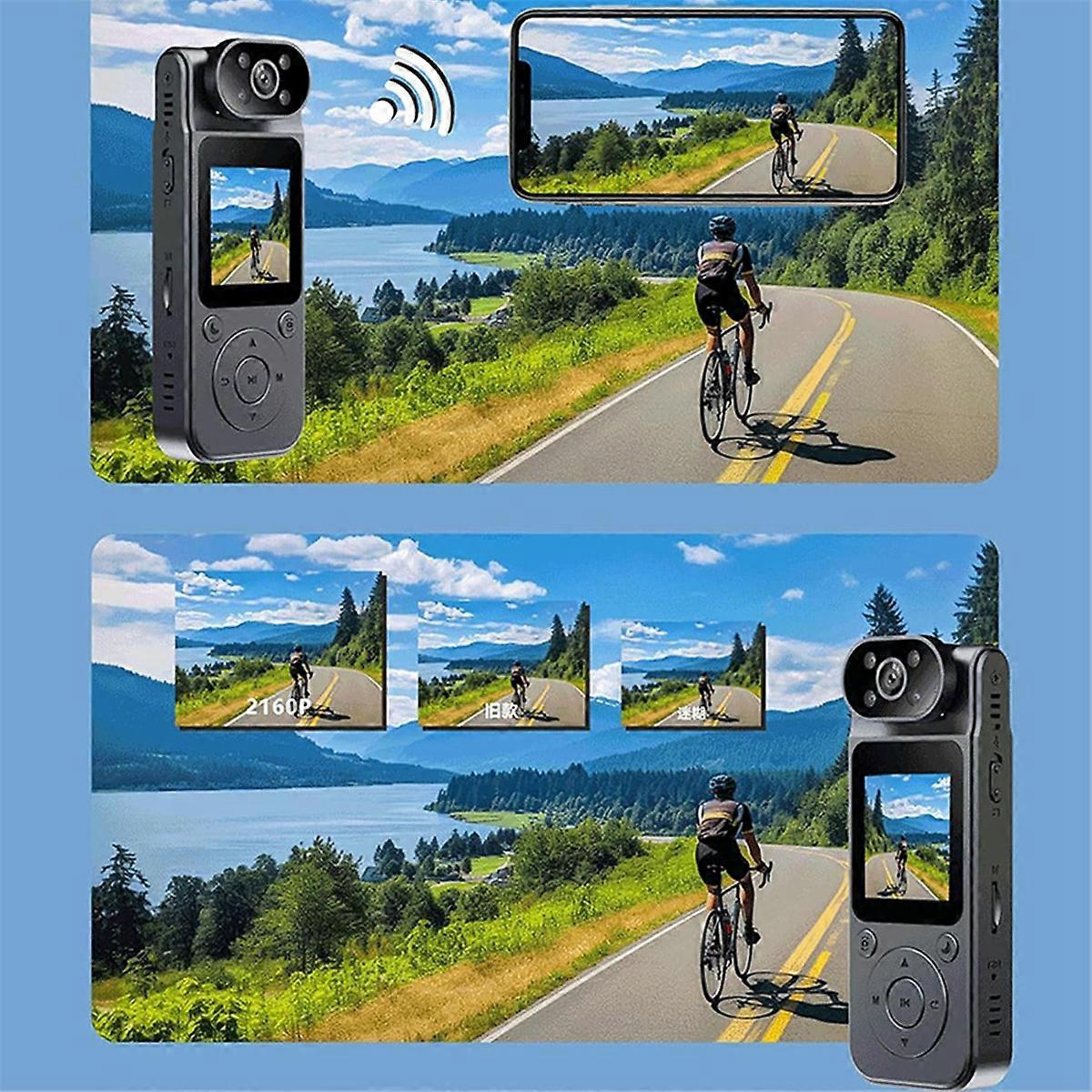 1080P Protable Digital Camera with Rotatable Lens Sports Camera,B