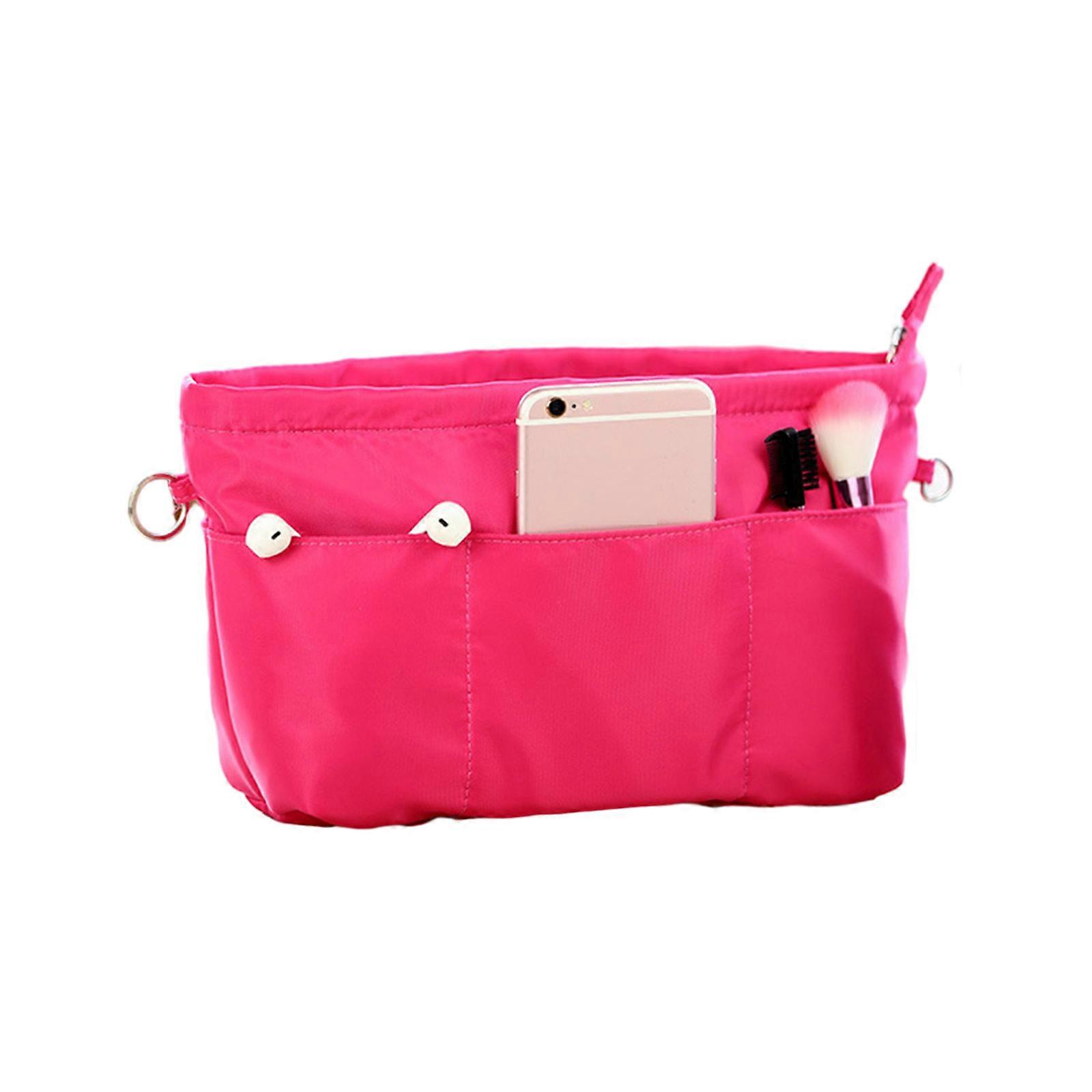 Convenient Nylon Bag Versatile Storage Pouch Nylon Organizers for Neatly Arranging Goods Suitable for Various Occasions Hot Pink small