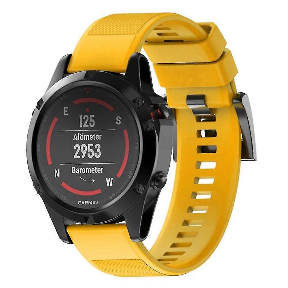 Shibingsheng Quick Removable Silicone Wrist Strap for Fenix 5 22mm