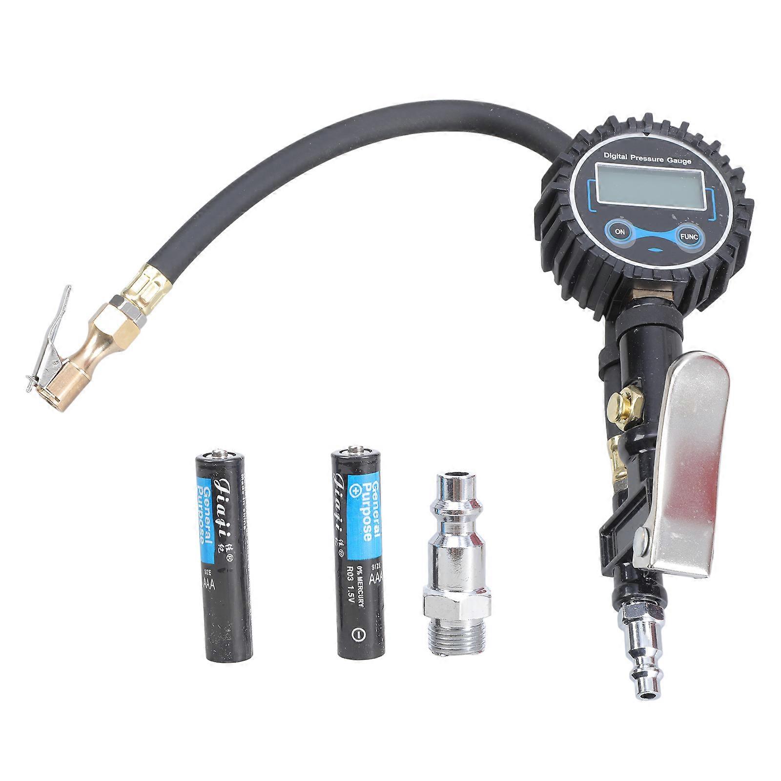 Quick Response Accurate Car Tire Pressure Checker with Temperature Readings Portable Measurement for Auto Travel Safety