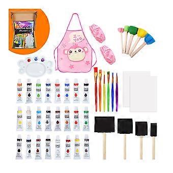 24 Colors Acrylic Paint Waterproof Pigment Safe Non Toxic for Children Art Drawing Canvas Stone Rock Painting Graffiti