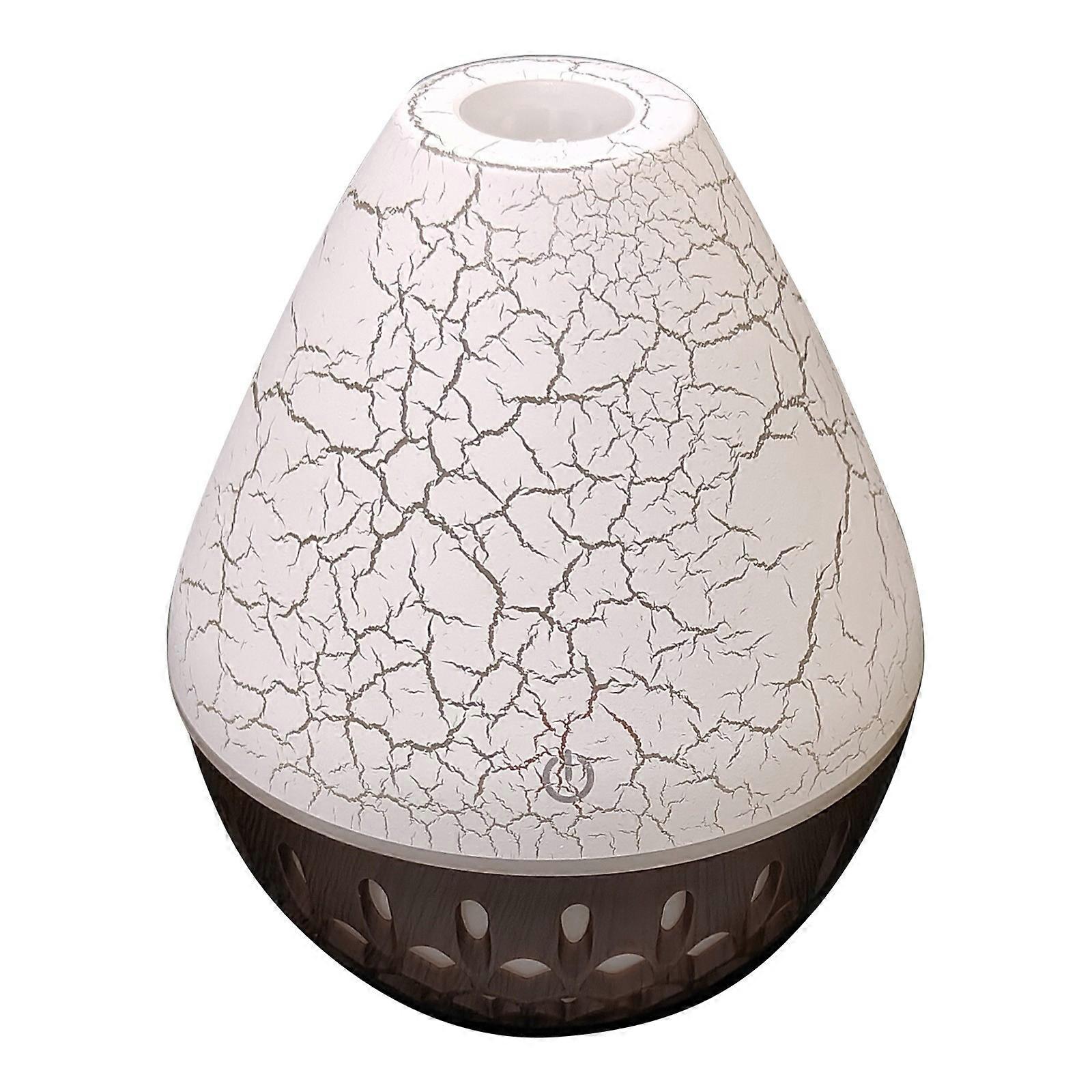 USB Colorful Lamp Wood Grain Crack Humidifier Aromatherapy Machine Ornament PUW0572
