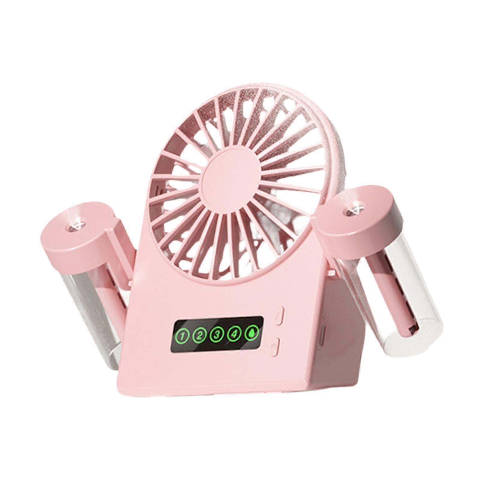 Misting Fan Personal Small Cooling Digital Low Display Noise for Travel Bedroom