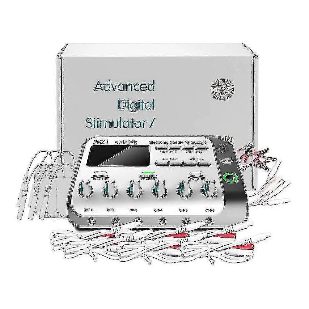 Electric Muscle Stimulator Physical Therapy Masajeador 6 Output Channel Tens Body Massager Tennis Electroestimulador Muscular High Quality 2024