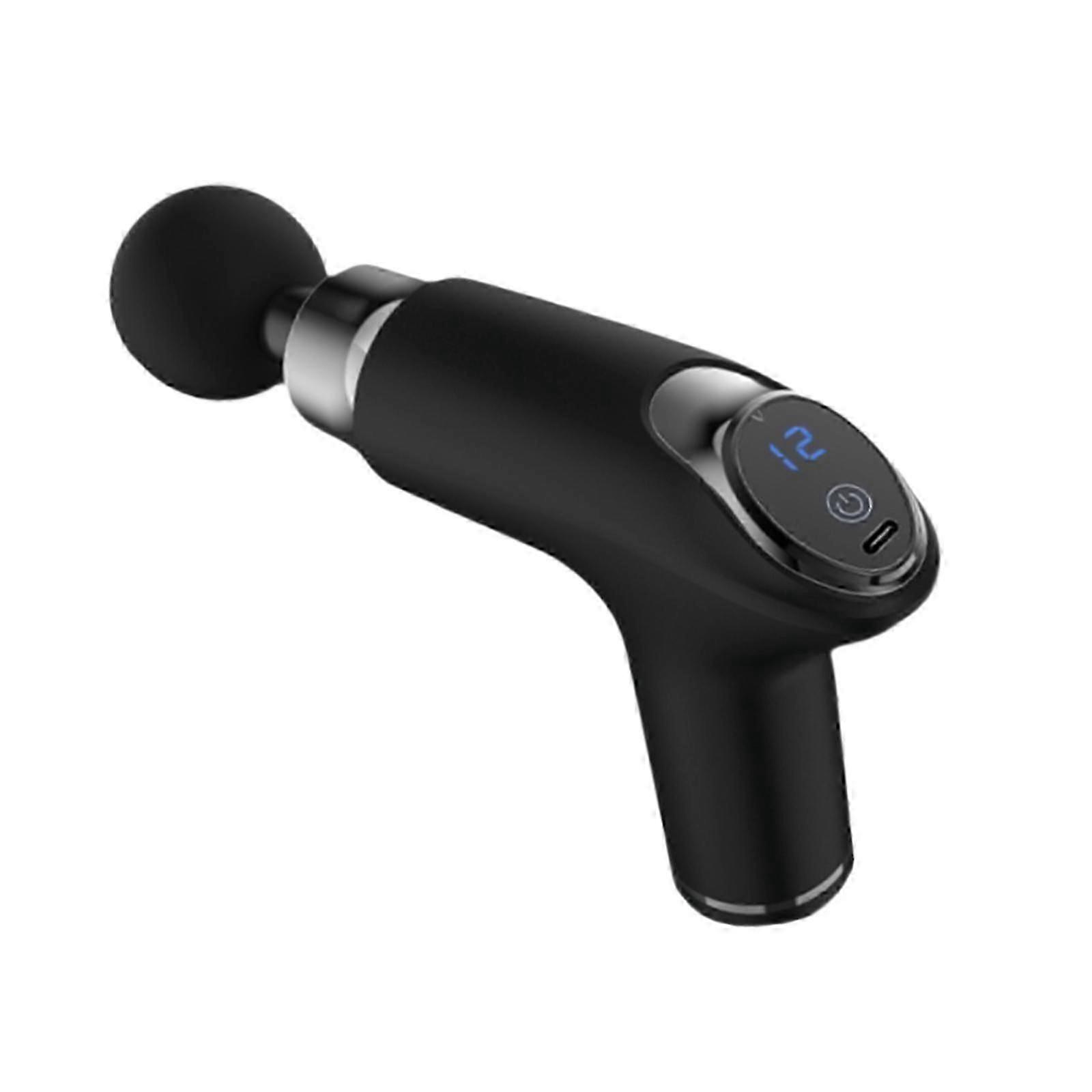 Deep Tissue Massager Lightweight Compact Massage Tool for Back Shoulder Legs black