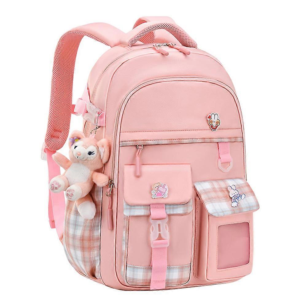 Primary school backpack - 8812 pink large