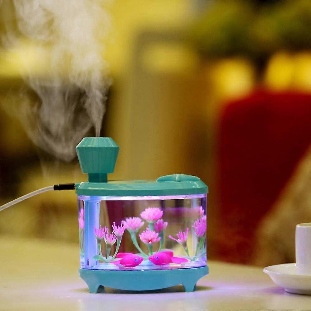 460Ml Fish Tank Usb Humidifiers Led Light