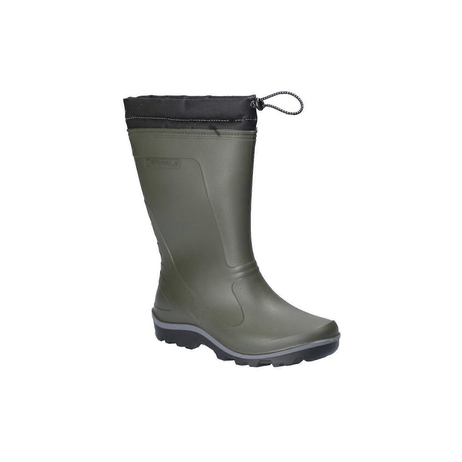 Cotswold Minchinhampton Green PVC Unisex Textile/Weather Wellingtons-13