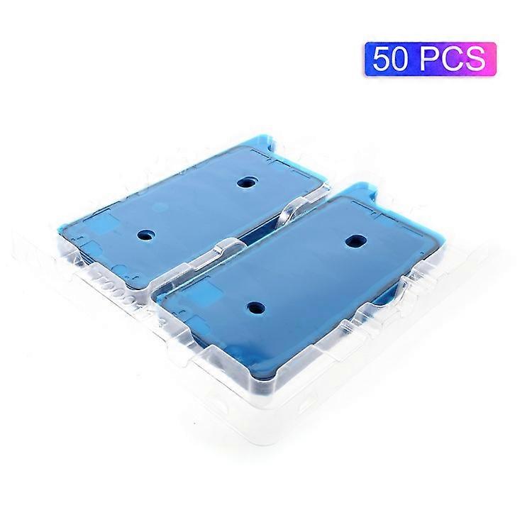 50PCS / Pack Cadre de plaque centrale scellé autocollant étanche compatible pour iPhone XR 6,1 pouces
