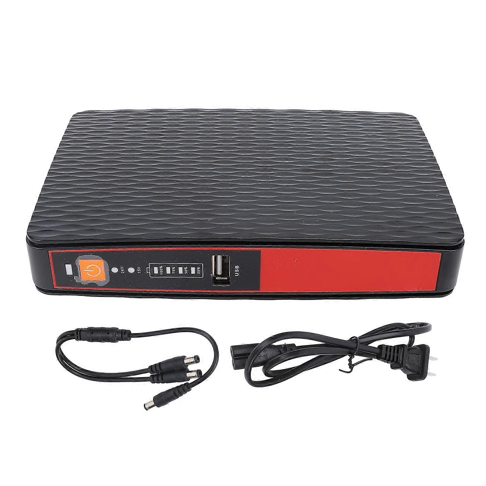 UPS 5V 2A USB 9V 12V DC 15V 24V POE Multiple Outputs 8000mAh Uninterruptible Power Supply for Router Camera