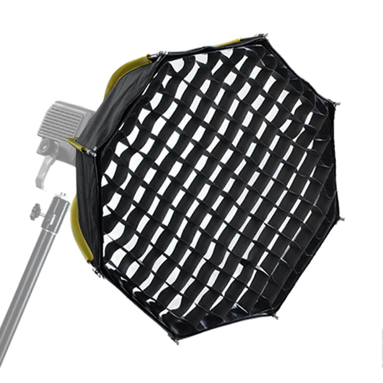 NiceFoto mini-50g 50cm/ 20in Mini Octagonal Softbox with Removeable Diffuser Cloth Honeycomb Grid Storage Bag for Mini Bowens Mount LED Video Lights