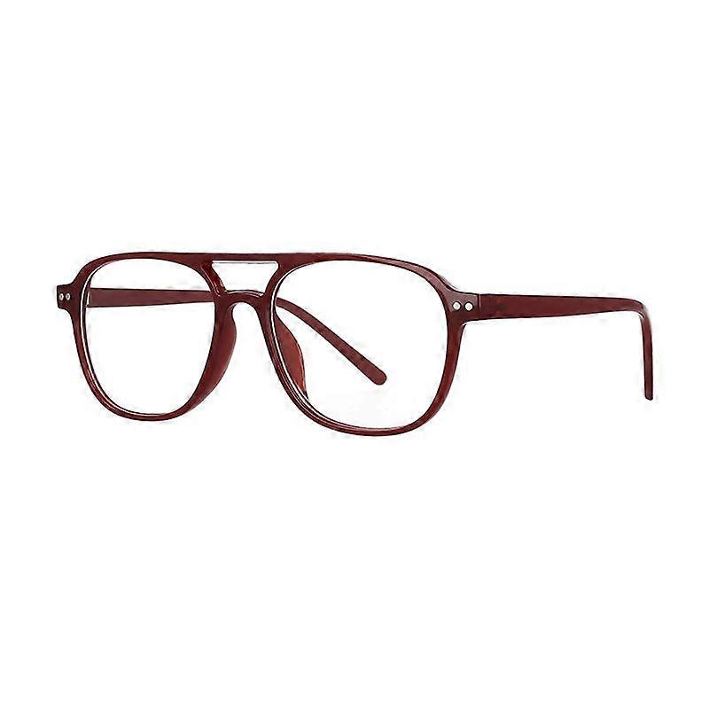 53120 Retro Square Anti Blue Glasses Frames Ultralight Women Optical Fashion Computer Glasses