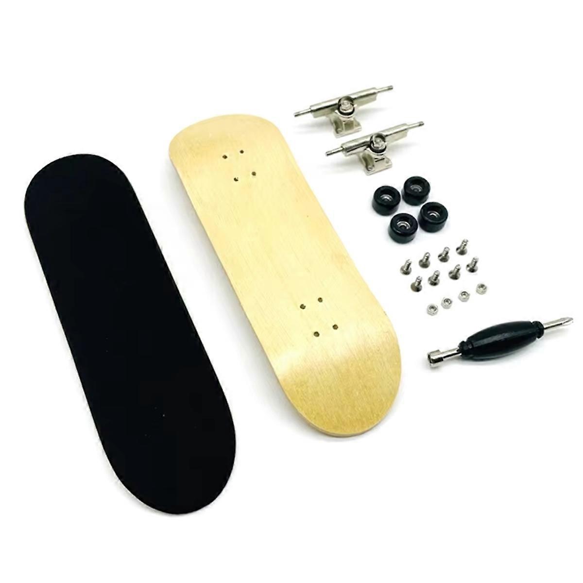 Mini Finger Skateboard Fingerboard Colourful Skatepark Maple Double Rocker Sport Bearings and Palm