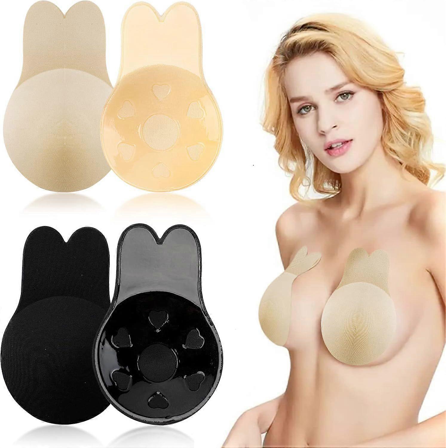 2025 Latest Model  2PCS Sticky Bra, Backless Strapless Adhesive Bra, Push Up