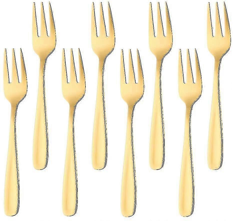 Kit Craft Cake Fork Set, Less Steel, 8 Pcs