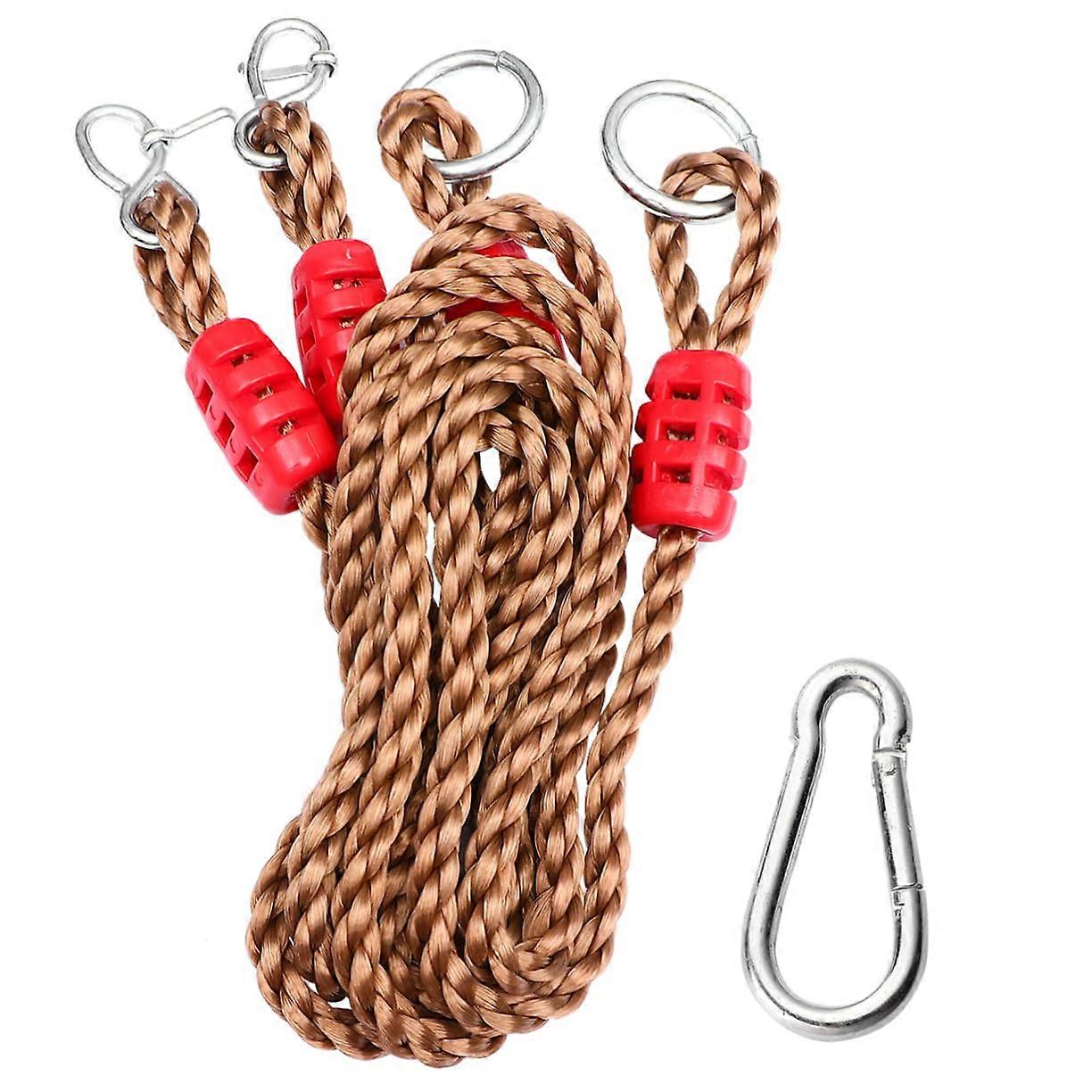 Strong Sturdy Swing Hanging Straps Kit 6 Pcs for Tree, Garden, Porch Swing - Durable, Adjustable, Random Color Options