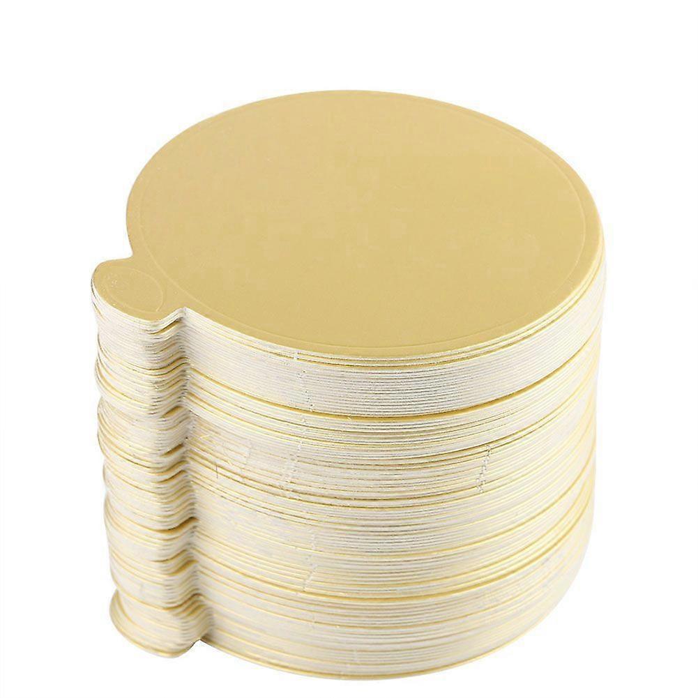 100 PCS Golden Cupcake Dessert Display Plate