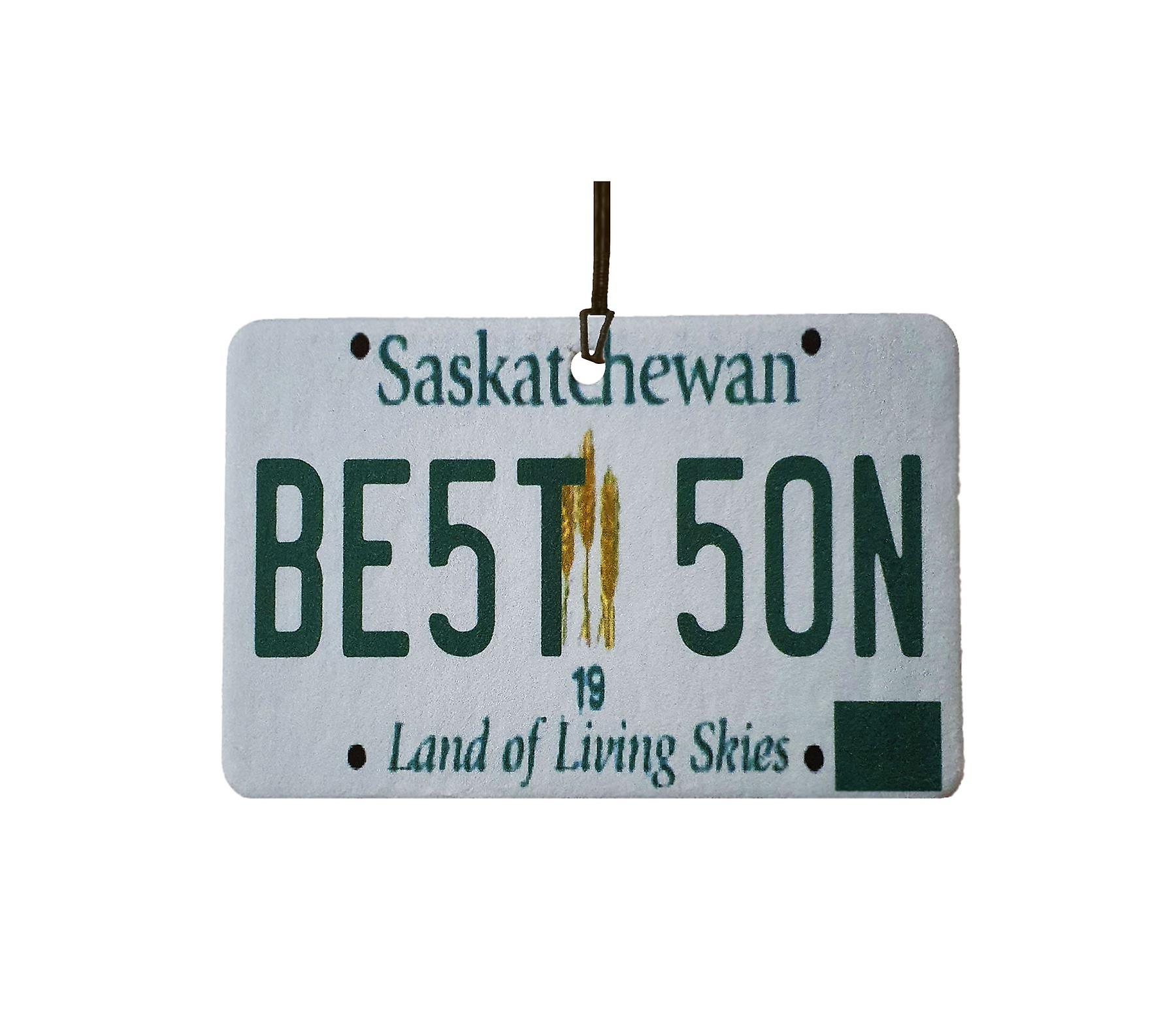 SASKATCHEWAN - Best Son License Plate Car Air Freshener