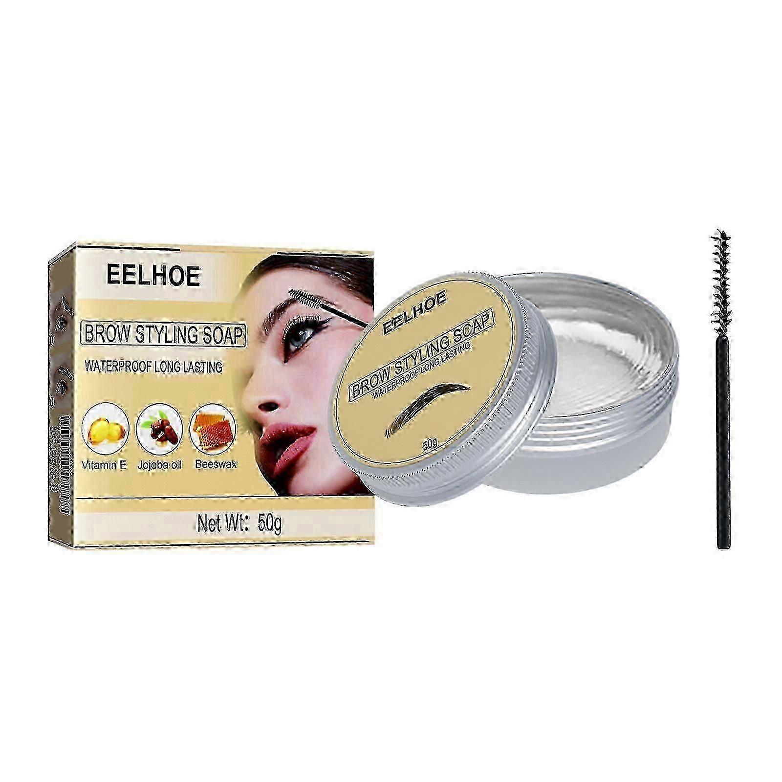 Eyebrow Styling Cream, Stereo Shape Eyebrows Colorless Transparent Refreshing Long-Lasting Natural Eyebrow Styling Cream