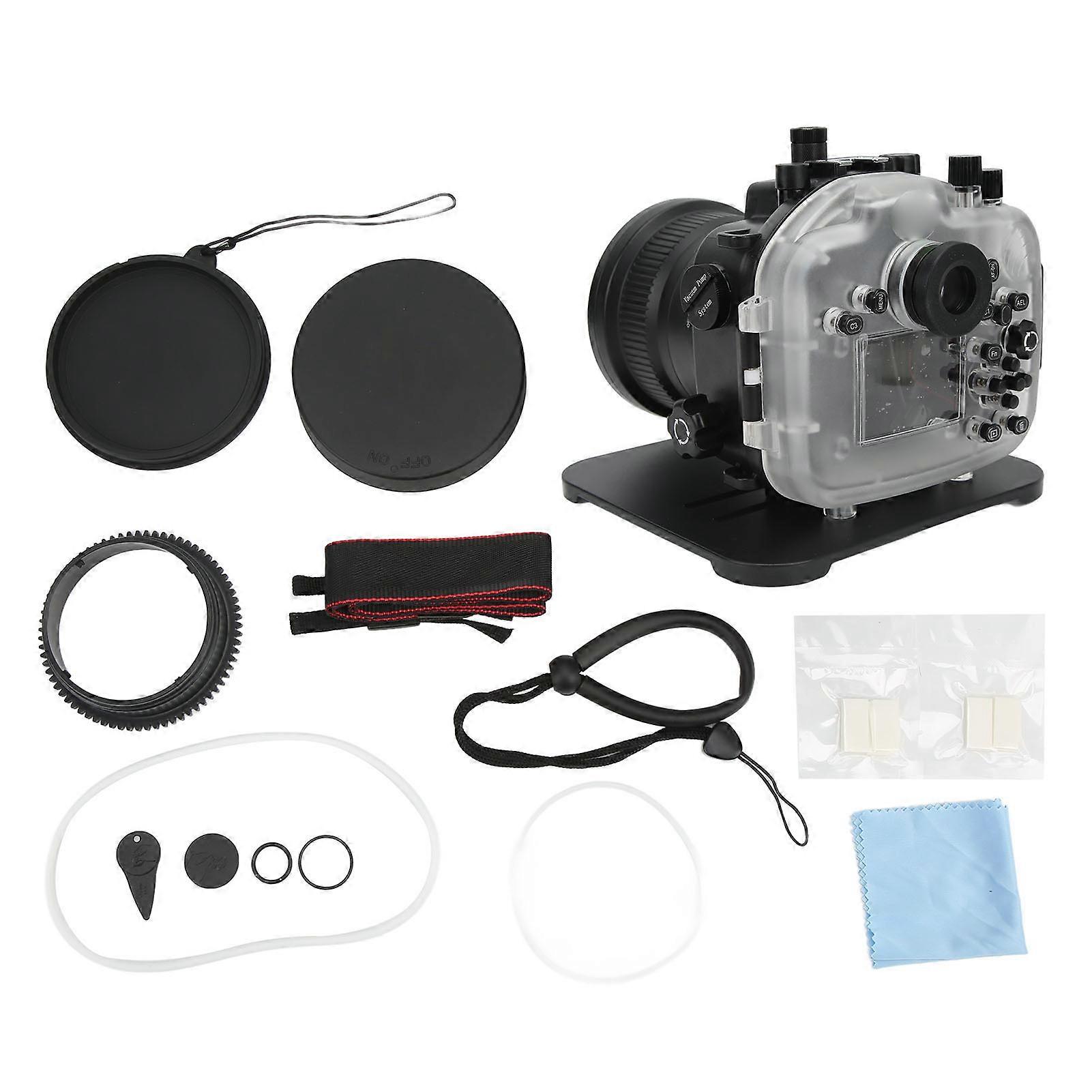 40m Camera Waterproof Housing with Hand Strap IPX8 Underwater Diving Camera Case for A7S III A7SIII A7S3