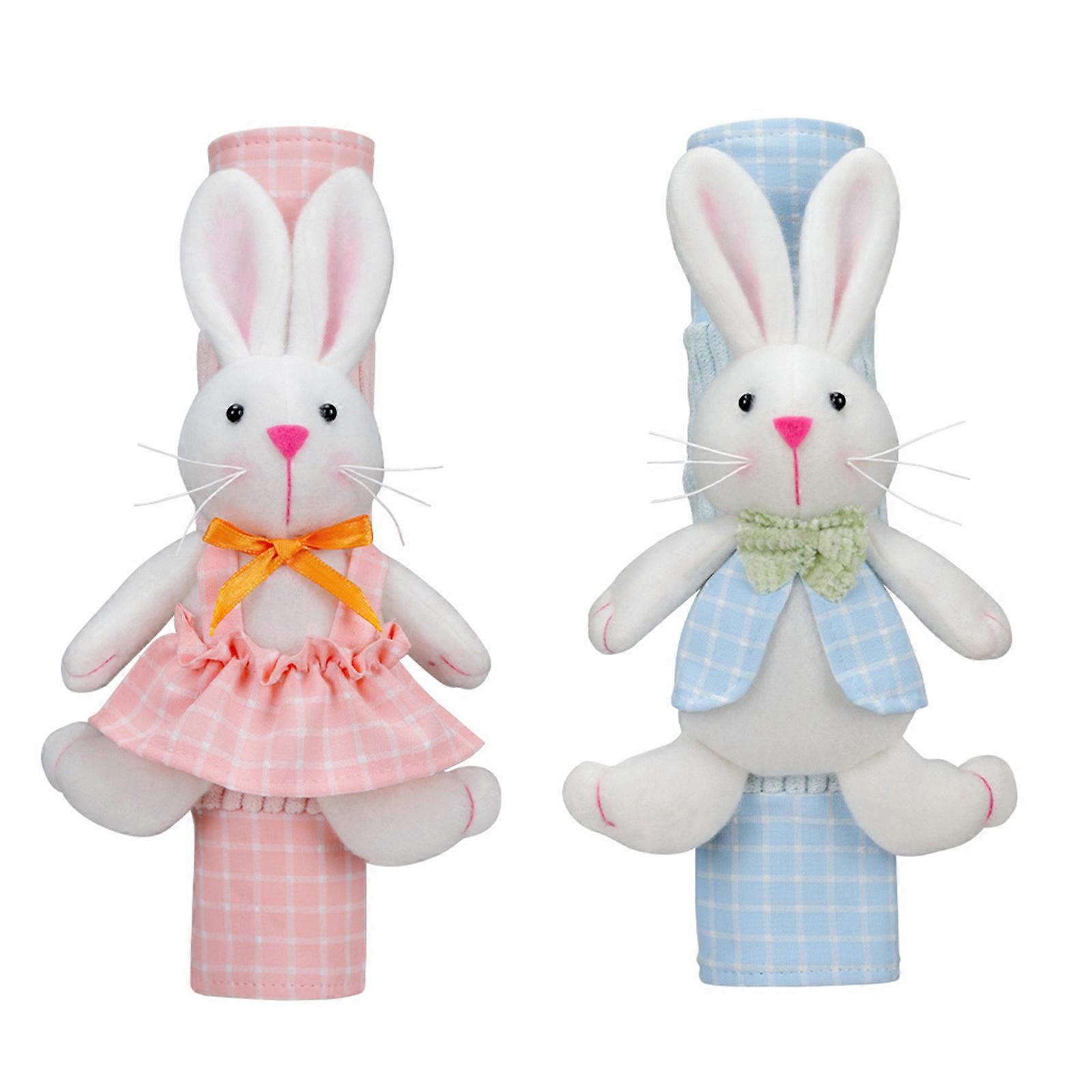 Fridge Protectors Refrigerator Handles Covers Keep Your Appliance Clean Playful Pink And Blue Color For Multiple Size